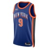 Dres New York Knicks RJ Barrett Nike 2023-24 City Edition Plava Swingman